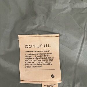 Coyuchi Organic Penecal King Sheet Set Bedding